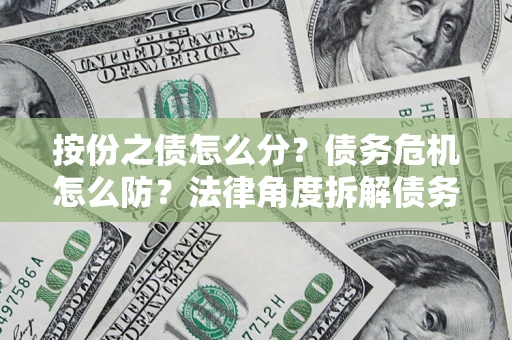 武汉按份之债怎么分？债务危机怎么防？法律角度拆解债务分配与风险自保指南