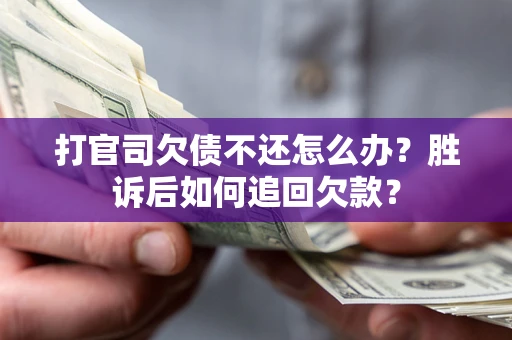 武汉打官司欠债不还怎么办？胜诉后如何追回欠款？