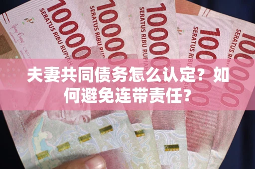 武汉夫妻共同债务怎么认定？如何避免连带责任？