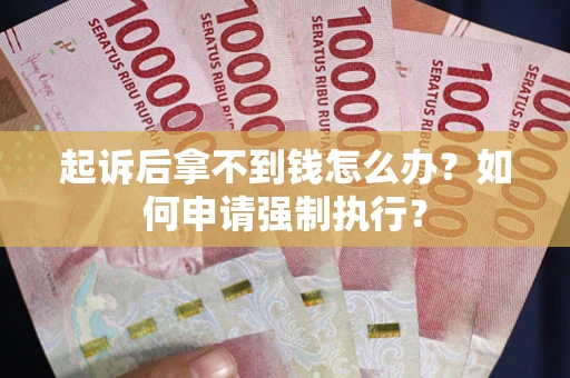 武汉起诉后拿不到钱怎么办？如何申请强制执行？