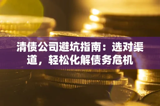 武汉清债公司避坑指南：选对渠道，轻松化解债务危机
