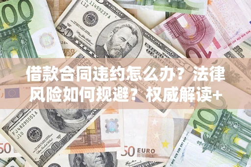 武汉借款合同违约怎么办？法律风险如何规避？权威解读+实用指南