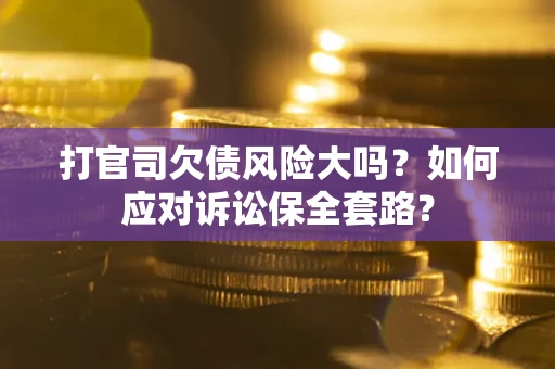 武汉打官司欠债风险大吗？如何应对诉讼保全套路？